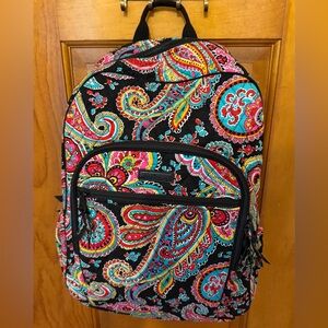 Vera Bradley Backpack in Parisian Paisley pattern